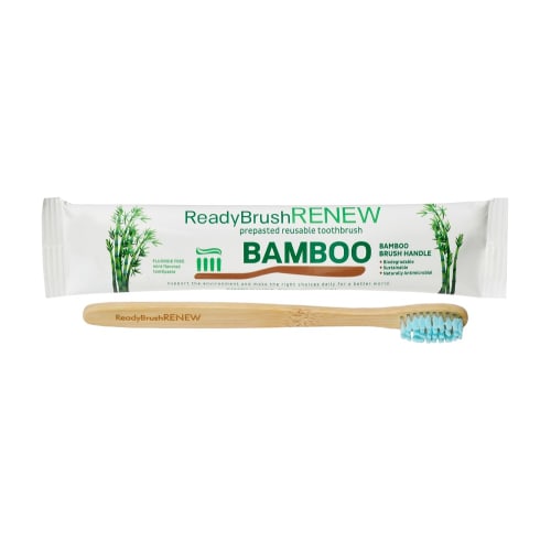 ReadyBrush RENEW Bamboo Ecofriendly Prepasted Toothbrush